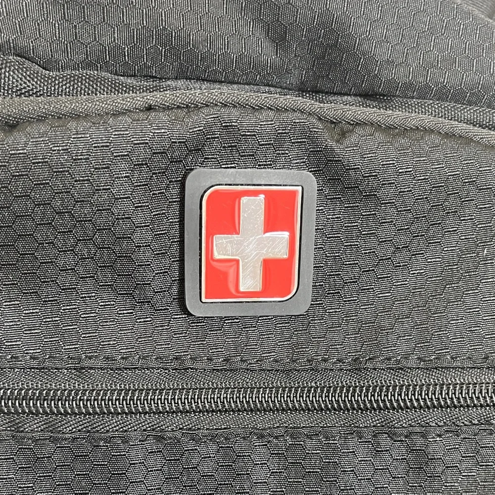 Swiss Black Laptop Travel Backpack
